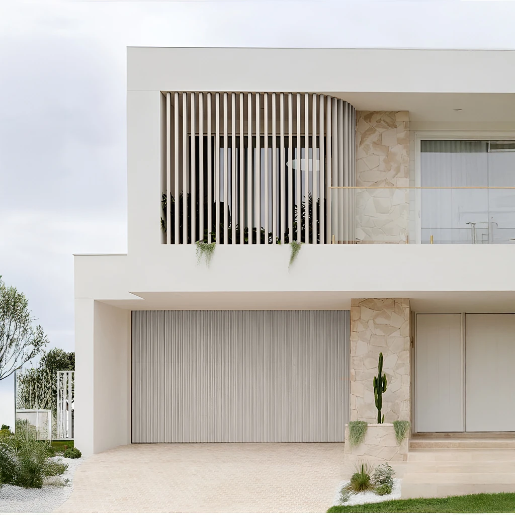 Viga White Oak en obra